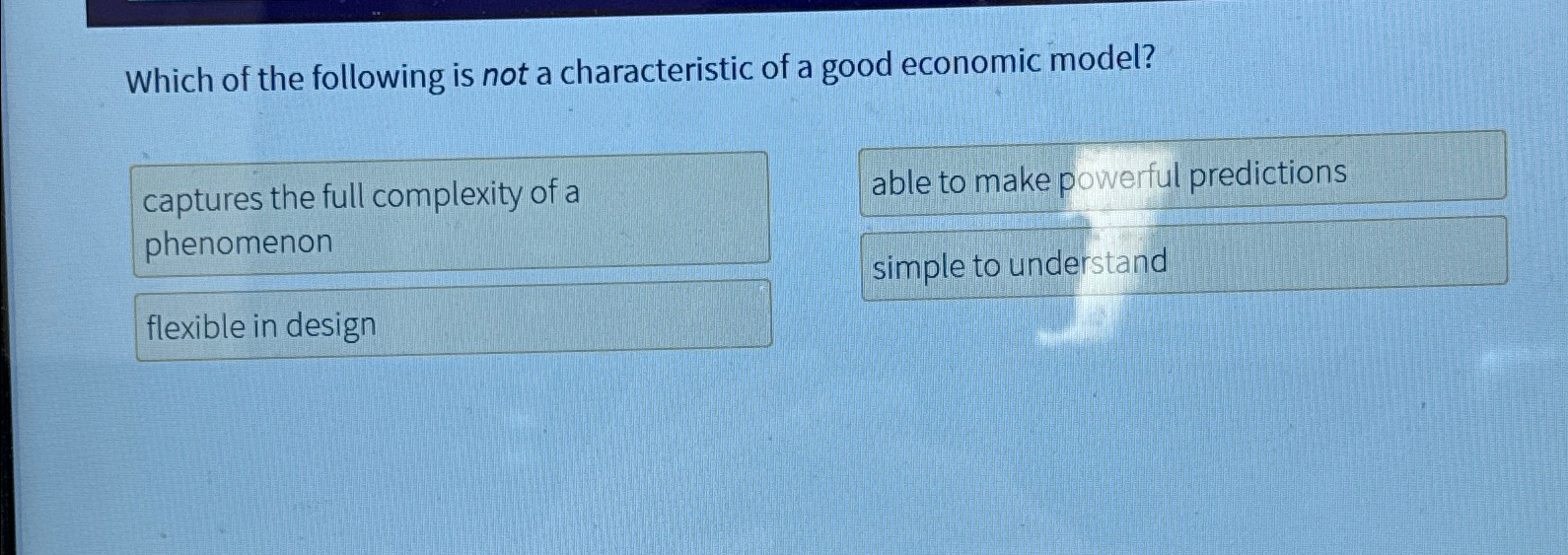 Solved Which of the following is not a characteristic of a | Chegg.com