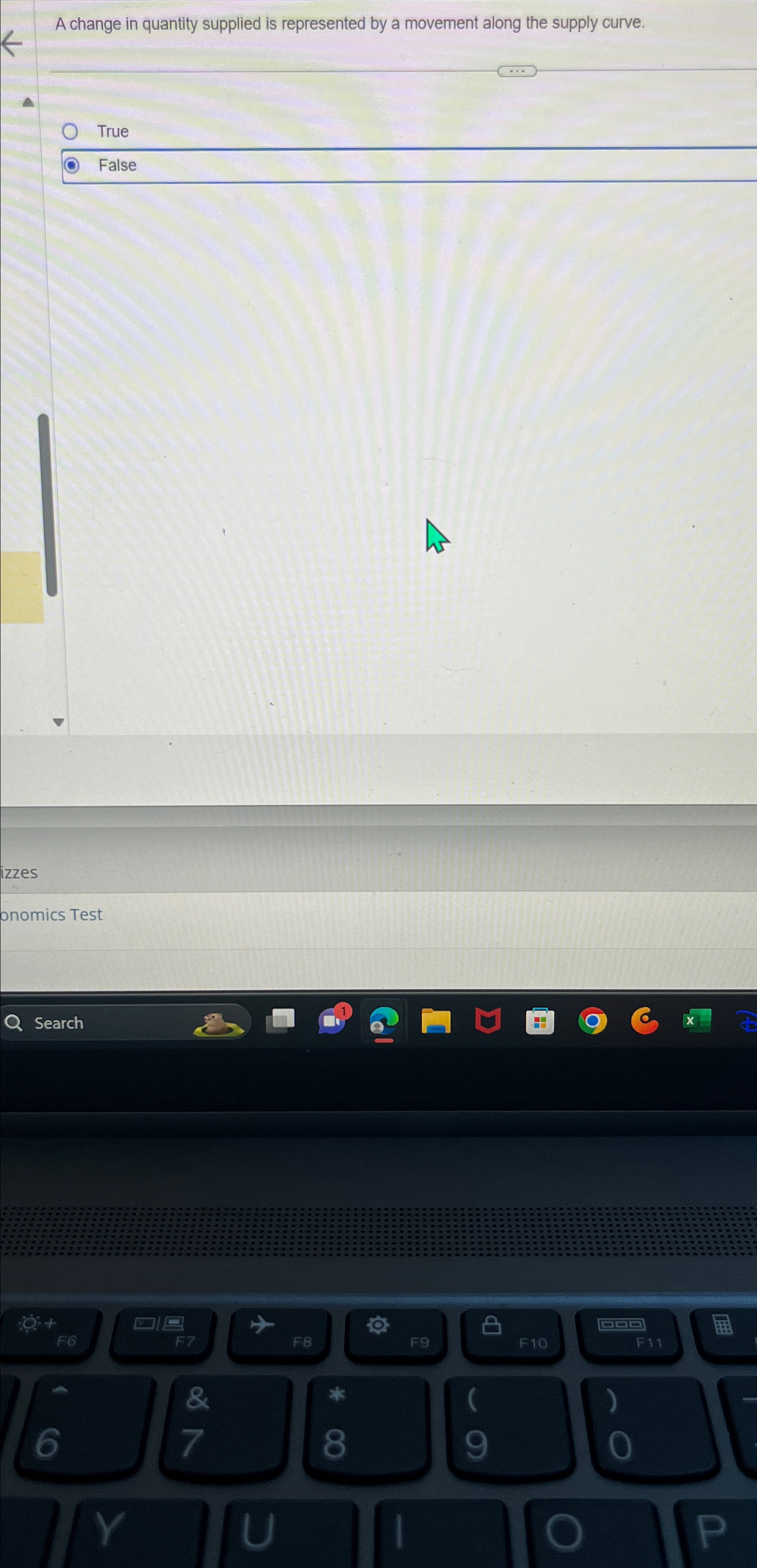 Solved A change in quantity supplied is represented by a | Chegg.com