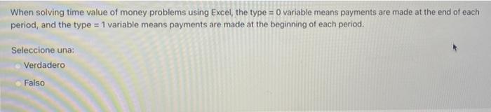 Solved When solving time value of money problems using | Chegg.com