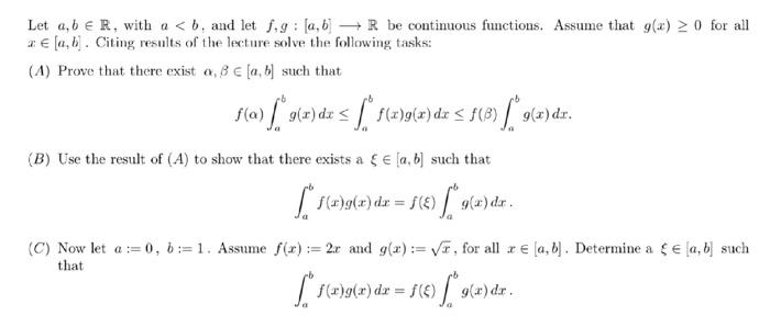 Solved Let A,b∈R, With A | Chegg.com