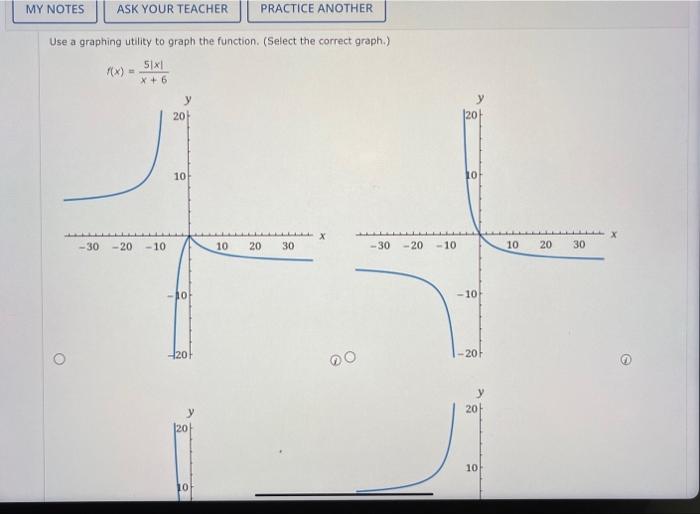 Solved Use A Graphing Utility To Graph The Function Select Chegg Com