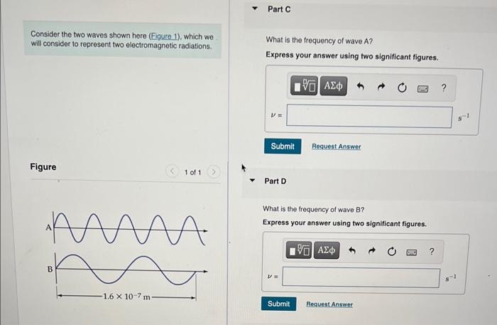Solved Consider the two waves shown here (Figure.1), which | Chegg.com