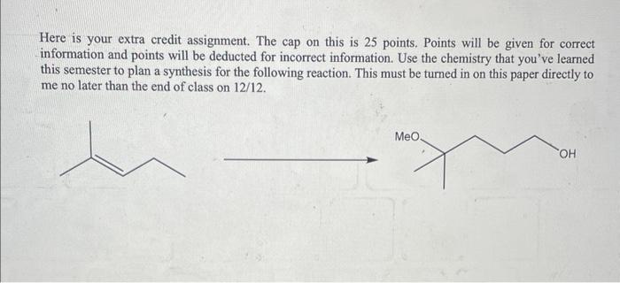Solved Here is your extra credit assignment. The cap on this | Chegg.com