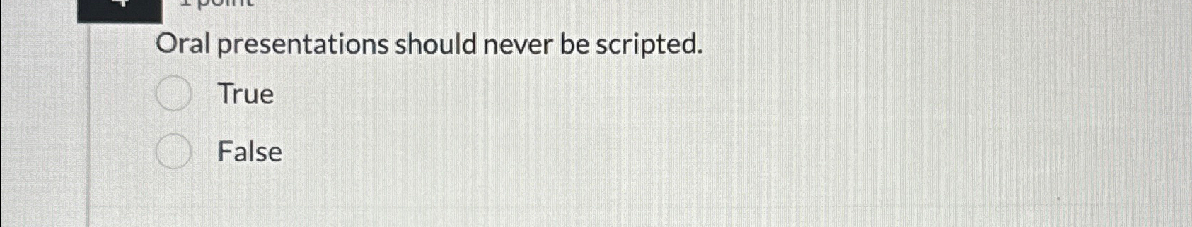 oral presentations should never be scripted