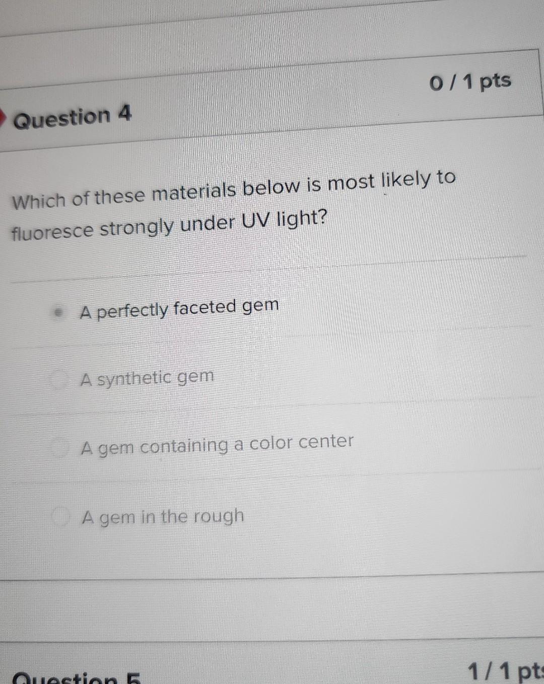 Solved Which of these materials below is most likely to | Chegg.com