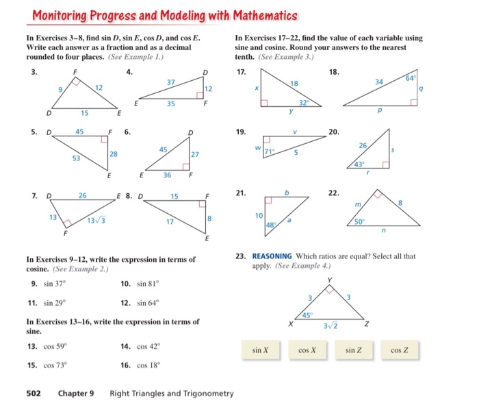 Solved Monitoring Progress And Modeling With Mathematics In 