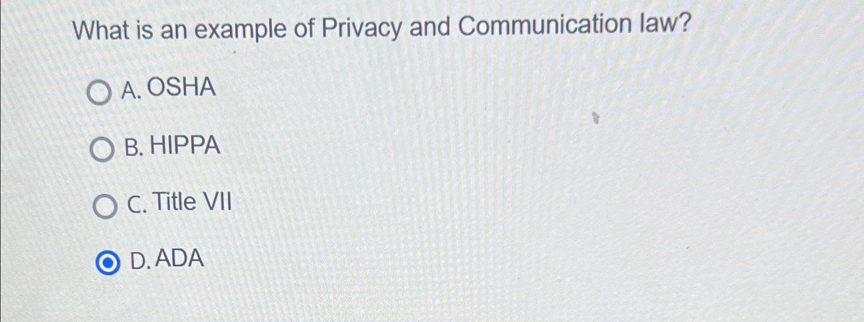 Solved What Is An Example Of Privacy And Communication | Chegg.com