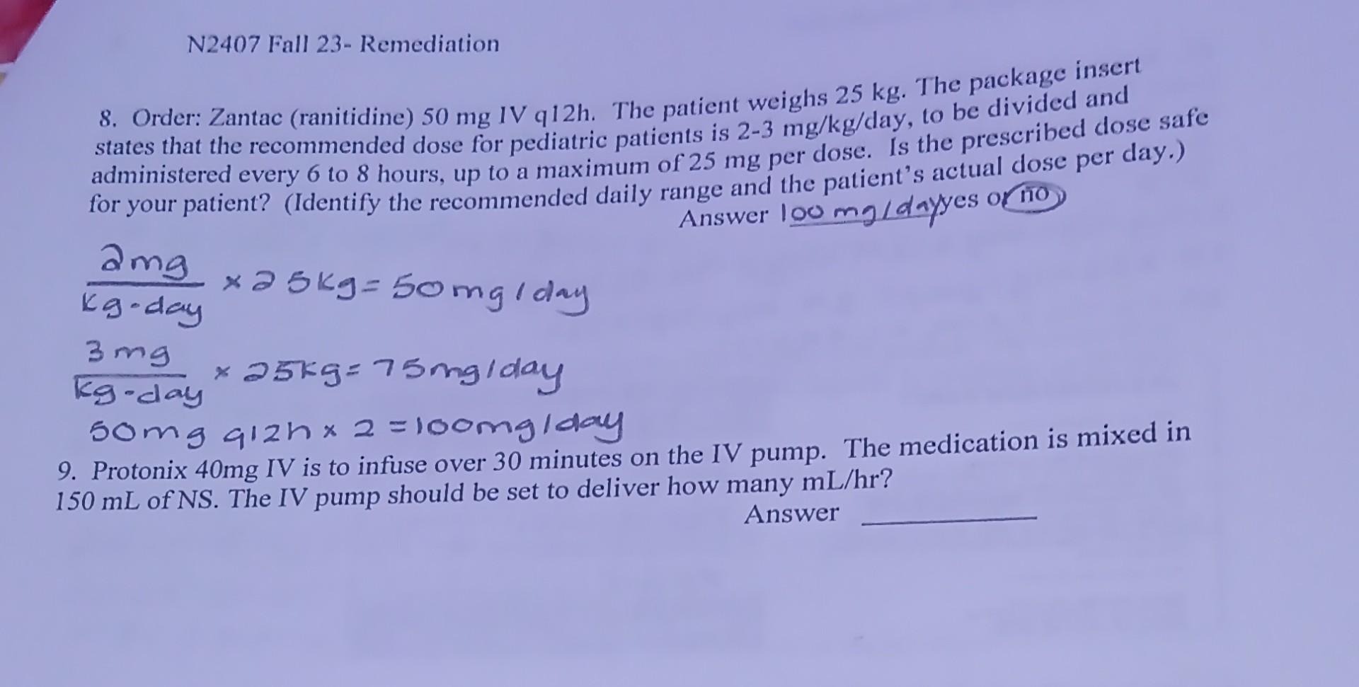 Dosage Calculation Rounding Rules