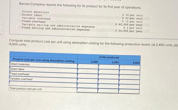 solved-barnes-company-reports-the-following-for-its-product-chegg