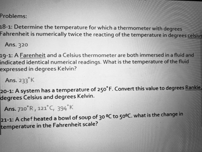 Solved Problems: 18-1: Determine The Temperature For Which A | Chegg.com