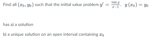 what is the value of y if x 0
