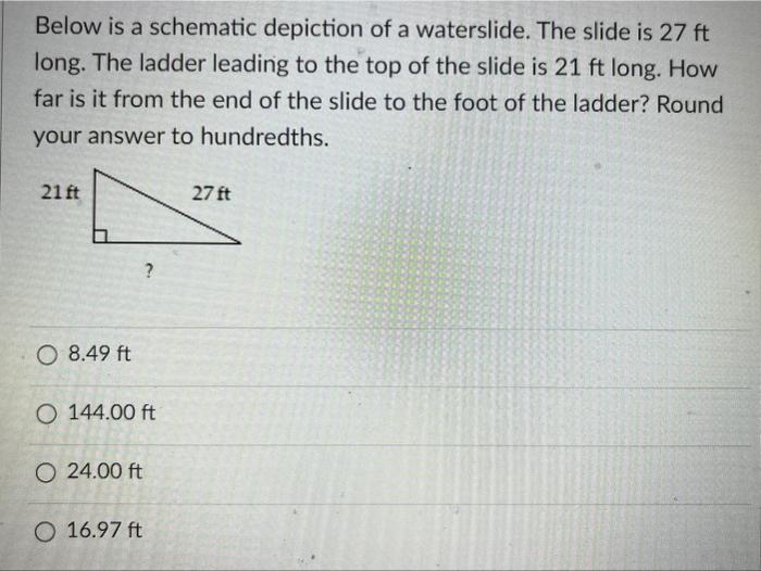 Solved Below is a schematic depiction of a waterslide. The | Chegg.com