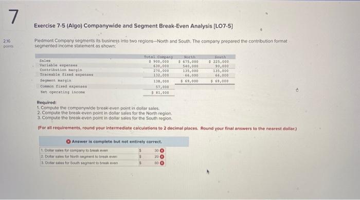 Solved Exercise 7-1 (Algo) Variable And Absorption Costing | Chegg.com