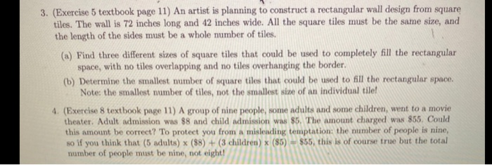 Solved 3. (exercise 5 Textbook Page 11) An Artist Is 