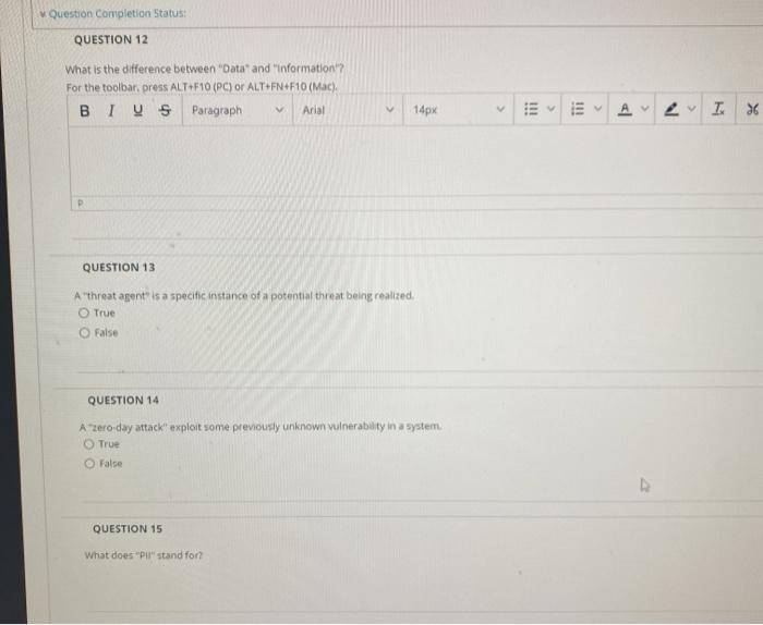 Solved Question completion Status QUESTION 1 This means that | Chegg.com