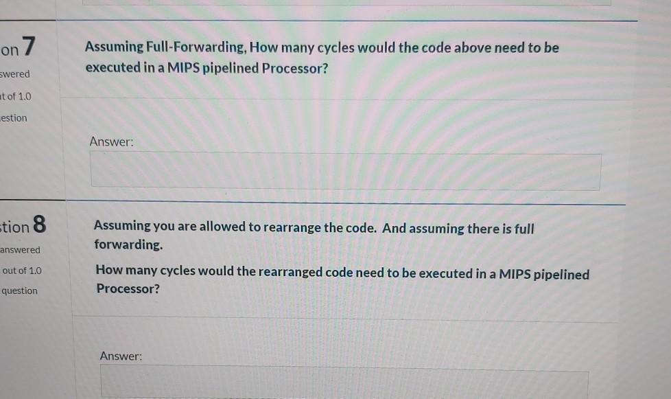 Solved חס Use the code below to answer the following | Chegg.com