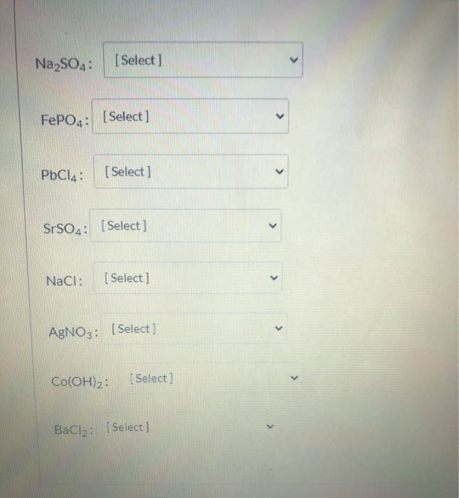 Solved Using The Solubility Rules Below, Determine Which | Chegg.com