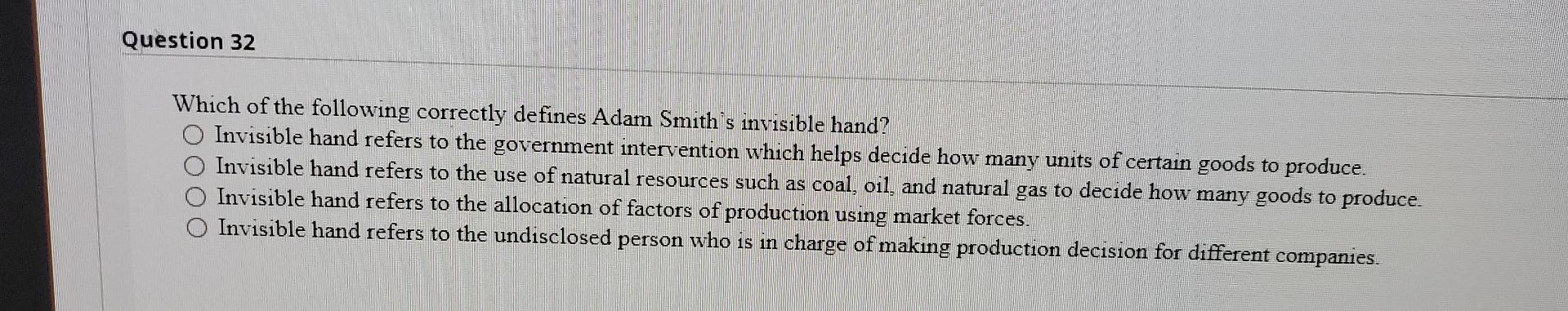 Solved Question 32 Which of the following correctly defines | Chegg.com