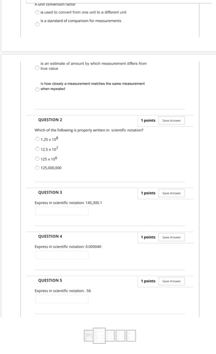 Solved 1 points QUESTION 2 Which of the following is a | Chegg.com