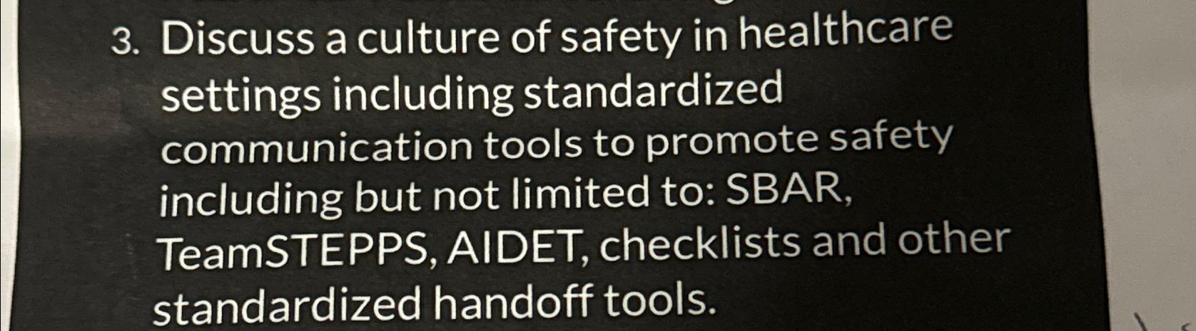 STANDARDIZED COMMUNICATION TOOLS IN HEALTHCARE visual data 3