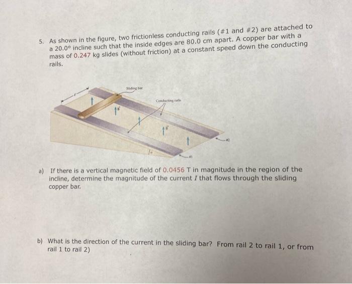 Solved 5. As Shown In The Figure, Two Frictionless | Chegg.com | Chegg.com