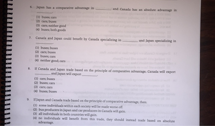 Solved THE NEXT SIX (6) QUESTIONS ARE BASED ON THE FOLLOWING | Chegg.com