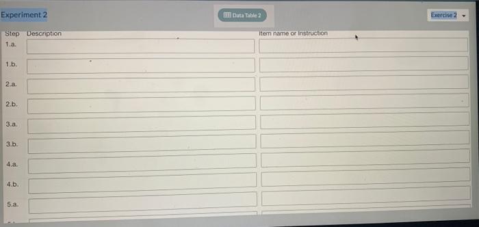 Solved Exercise 2 Creating a Dichotomous Key In this | Chegg.com