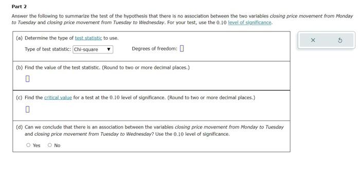 Solved Can You Help Me Answer Part 1 And B Please. The Chart | Chegg.com