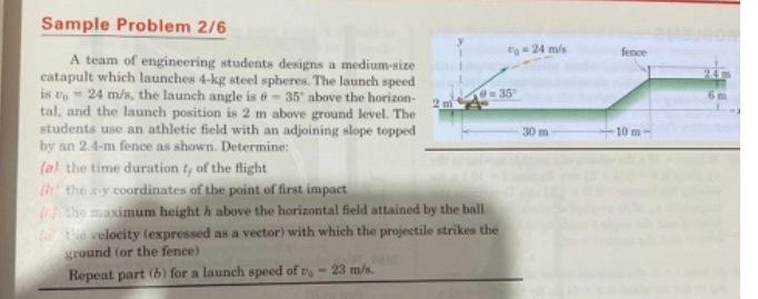 Solved Sample Problem 2/6 A team of engineering students | Chegg.com