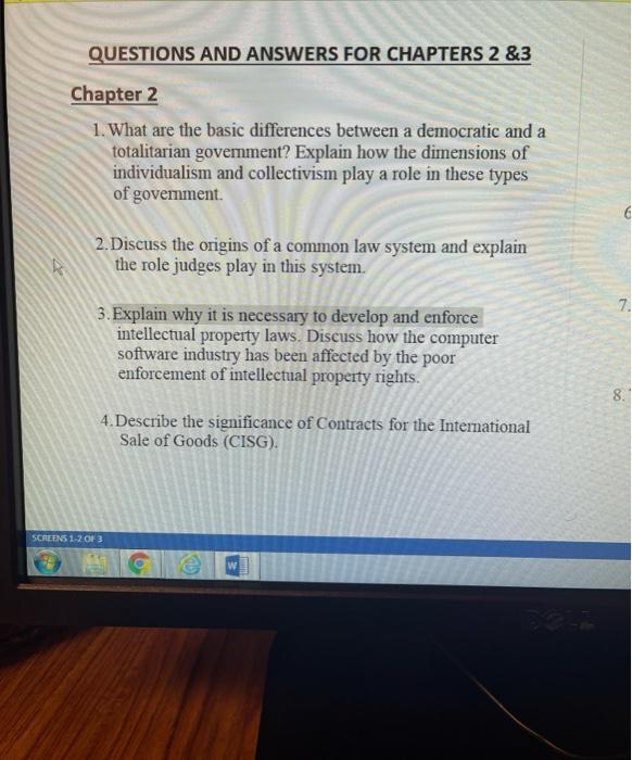 Solved QUESTIONS AND ANSWERS FOR CHAPTERS 2 &3 Chapter 2 1. | Chegg.com