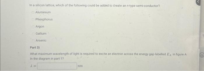 Solved Question: Part 1) Identify each of the energy level | Chegg.com
