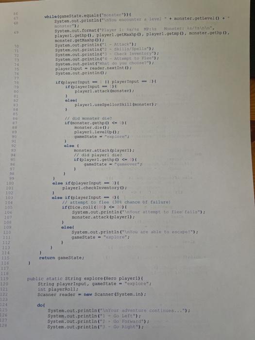 Solved Java programming. complete just the Hero class as | Chegg.com