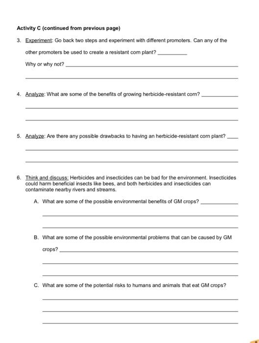 Building Dna Gizmo Answer Key Activity B - Student ...