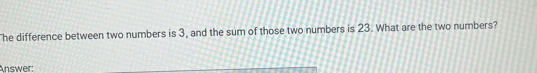 the sum of two numbers is 8 and their quotient is 3