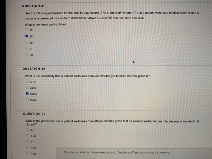 Solved QUESTION 37 Use the following information for the | Chegg.com