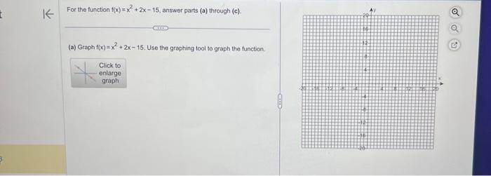 f x )= 2x 2 8x 15