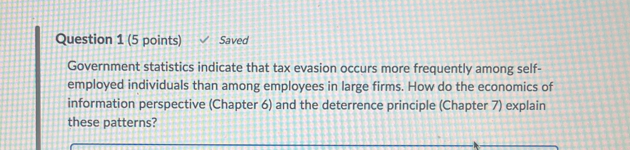 Solved Question 1 5 ﻿points ﻿savedgovernment Statistics