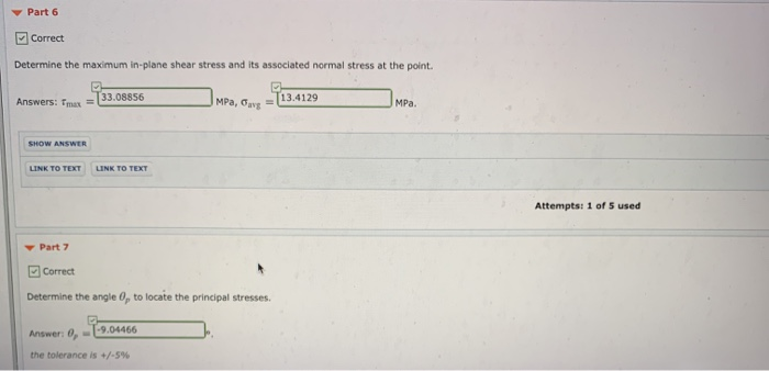 Solved Part 1 Correct The strain rosette shown in the figure | Chegg.com