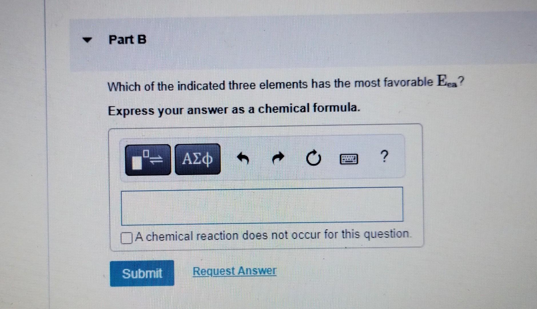 Solved Which of the indicated three elements has the least | Chegg.com