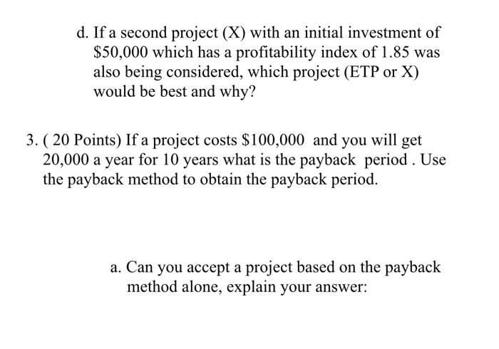 Solved Chapter 12 Assignment: Capital Budgeting 1. (30 | Chegg.com