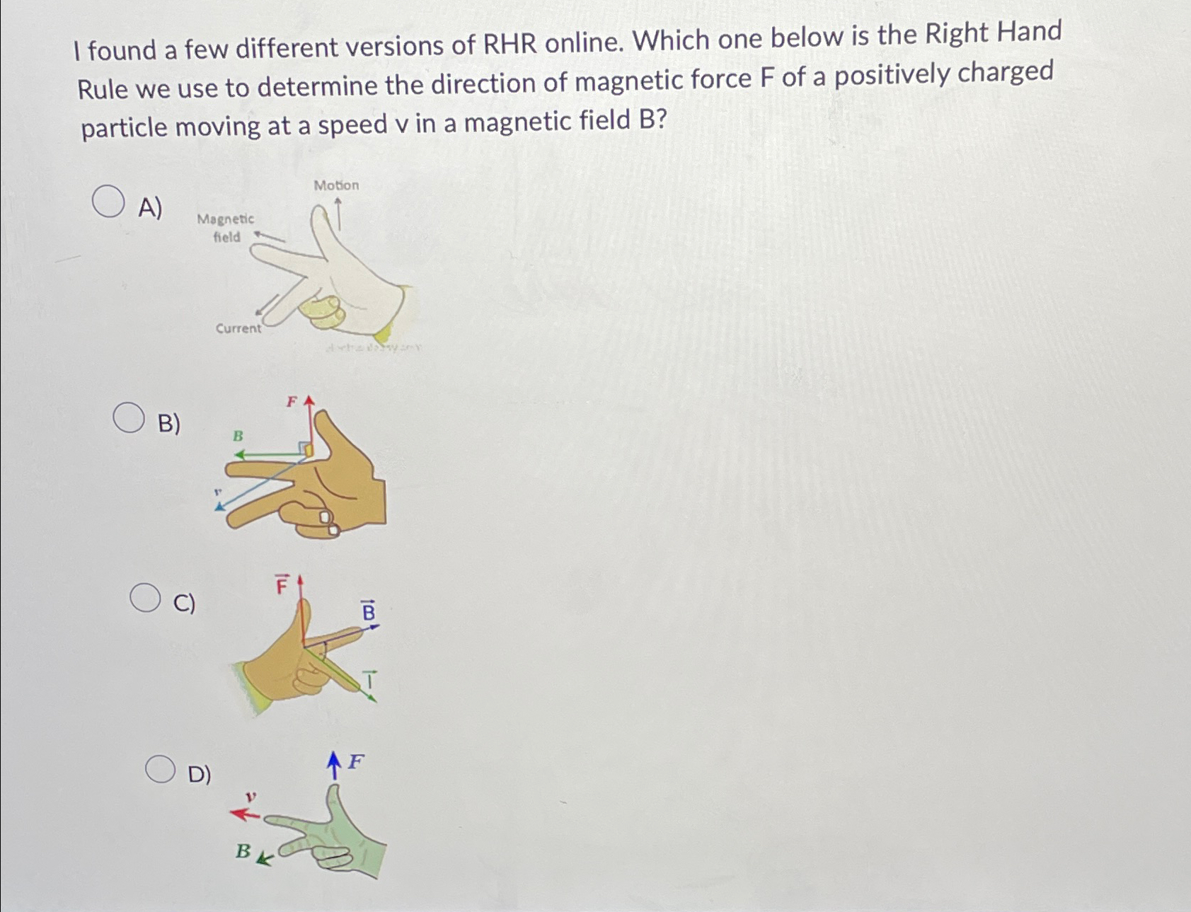Solved I found a few different versions of RHR online. Which | Chegg.com