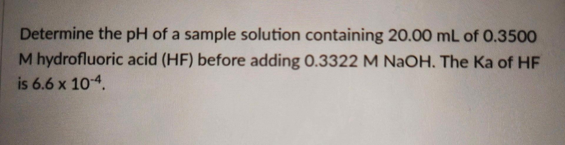 Solved You have been given 40.0 mL of 0.1875M of the weak | Chegg.com