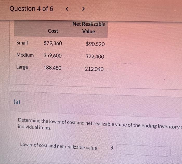 solved-determine-the-lower-of-cost-and-net-realizable-value-chegg