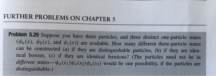 Solved FURTHER PROBLEMS ON CHAPTER 5 Problem 5.29 Suppose | Chegg.com