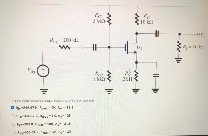 Solved In the NMOS transistor of the circuit shown below is | Chegg.com