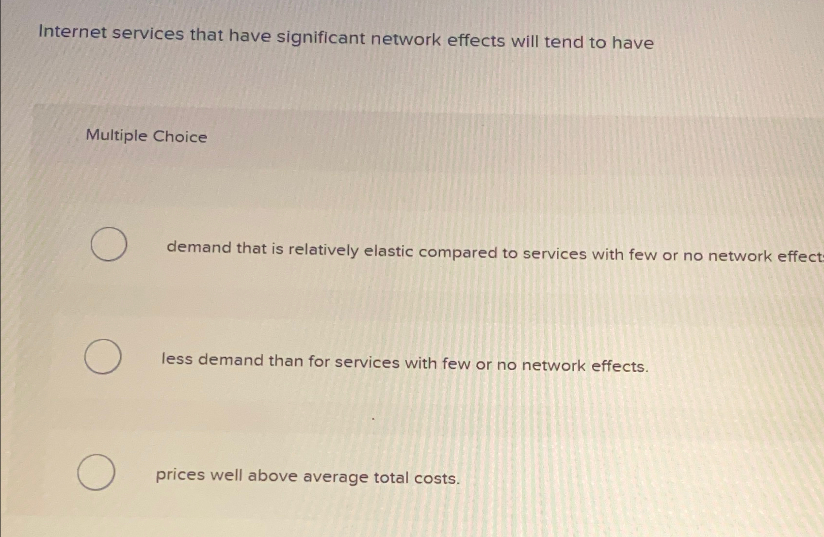 Solved Internet services that have significant network | Chegg.com