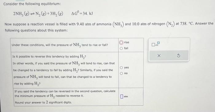 Solved Problem 1: Using the Vant Hoff Equation to predict K | Chegg.com