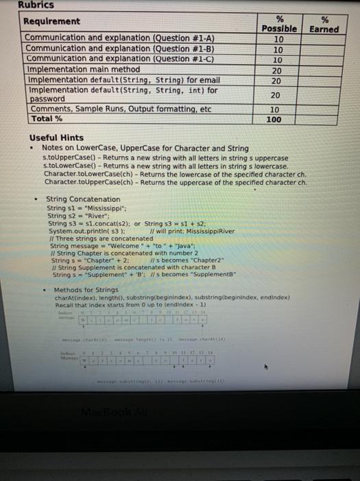 Solved Assume You Are Working For A Company And Given The | Chegg.com