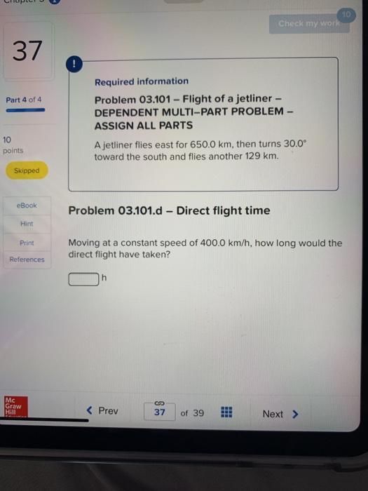 Solved Check my work 34 ! Part 1 of 4 Required information | Chegg.com