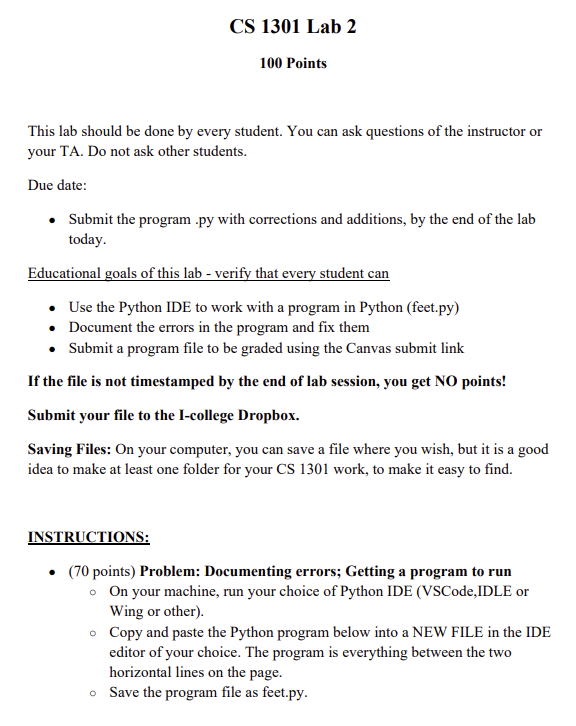 Solved Purpose convert feet to inches, using fact